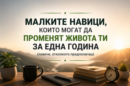 Малките навици, които могат да променят живота ти за една година (повече, отколкото предполагаш)