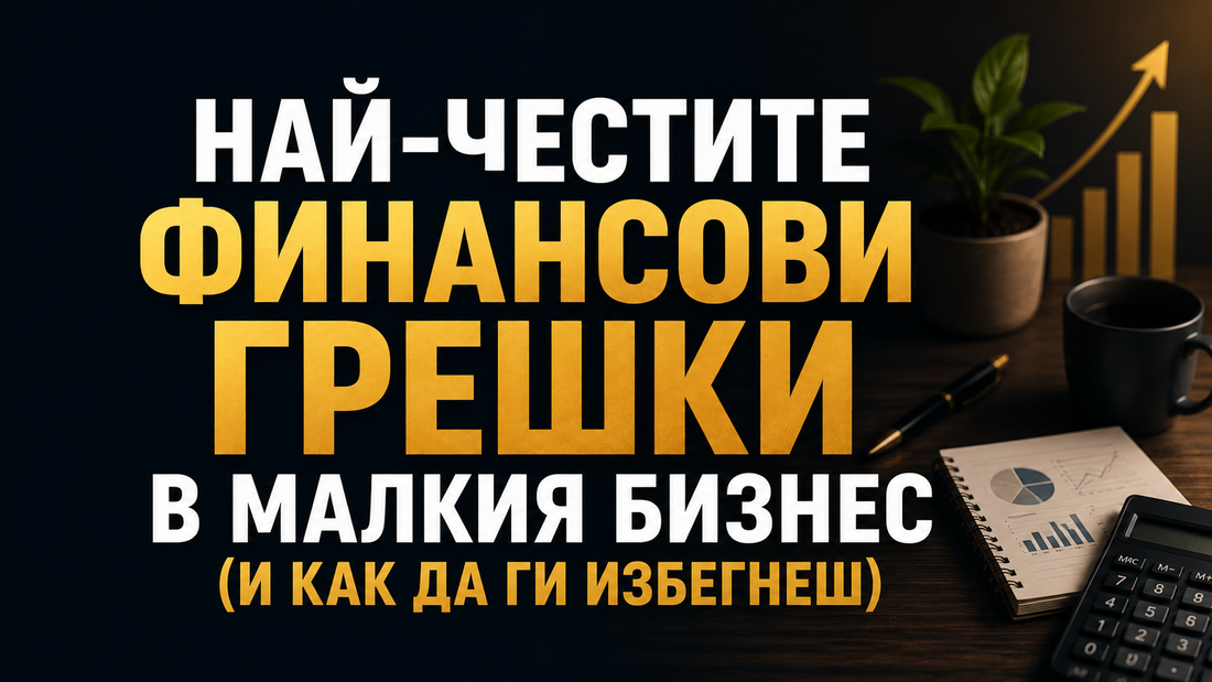 Най-честите финансови грешки в малкия бизнес (и как да ги избегнеш)