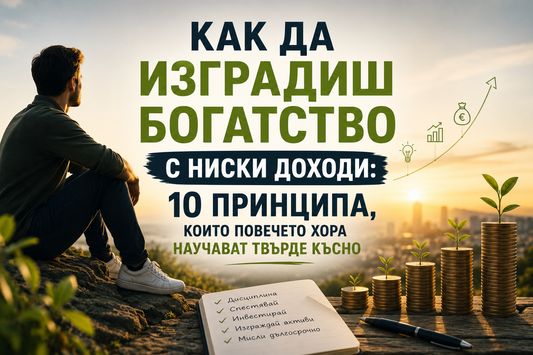 Как да изградиш богатство с ниски доходи: 10 принципа, които повечето хора научават твърде късно