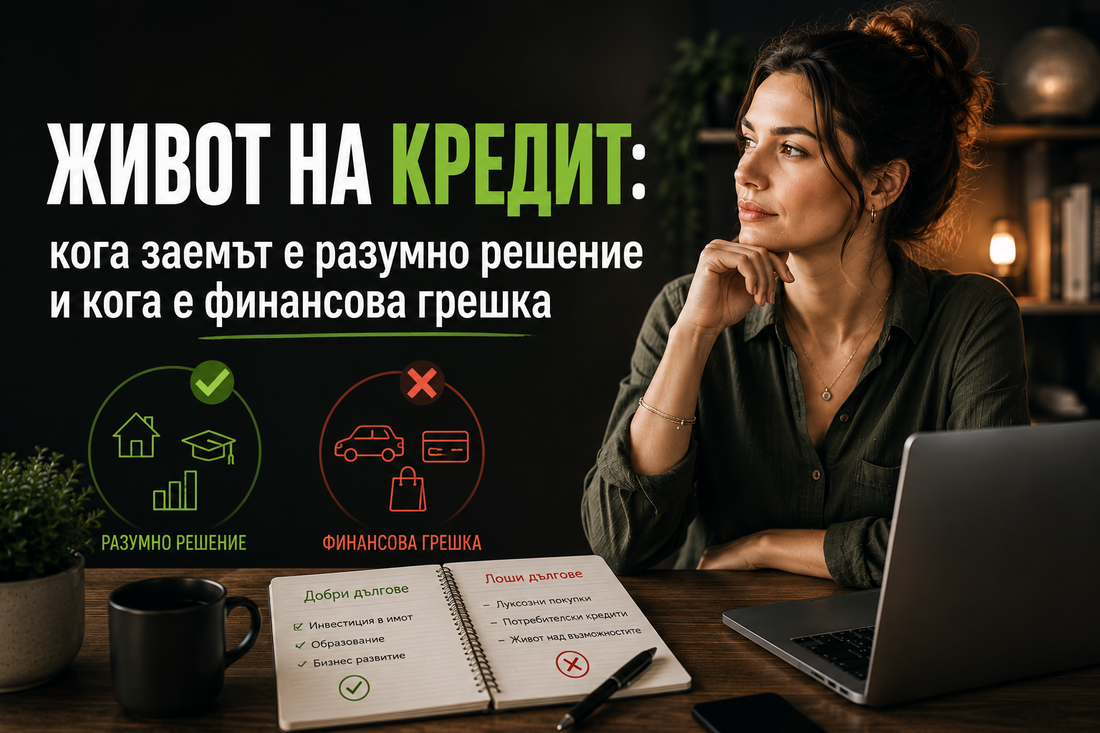 Живот на кредит: кога заемът е разумно решение и кога е финансова грешка