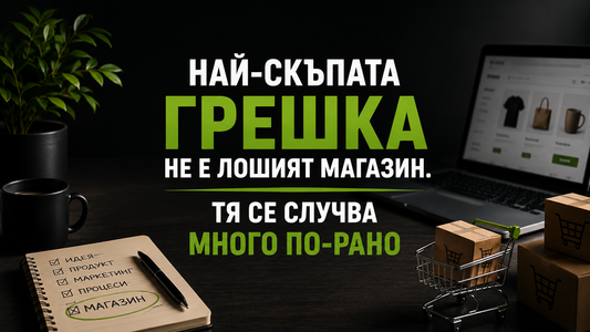 Най-скъпата грешка не е лошият магазин. Тя се случва много по-рано