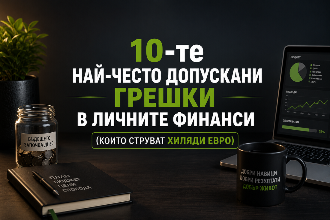 10-те най-често допускани грешки в личните финанси (които струват хиляди евро)