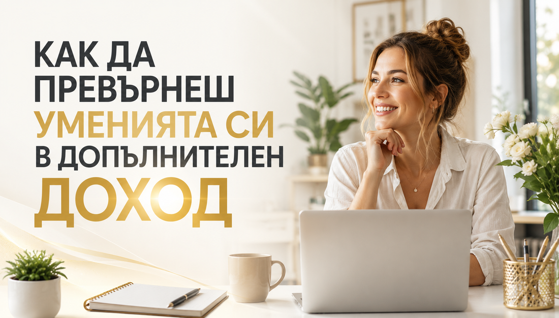 Как да превърнеш уменията си в допълнителен доход