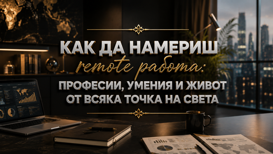 Как да намериш remote работа: професии, умения и живот от всяка точка на света