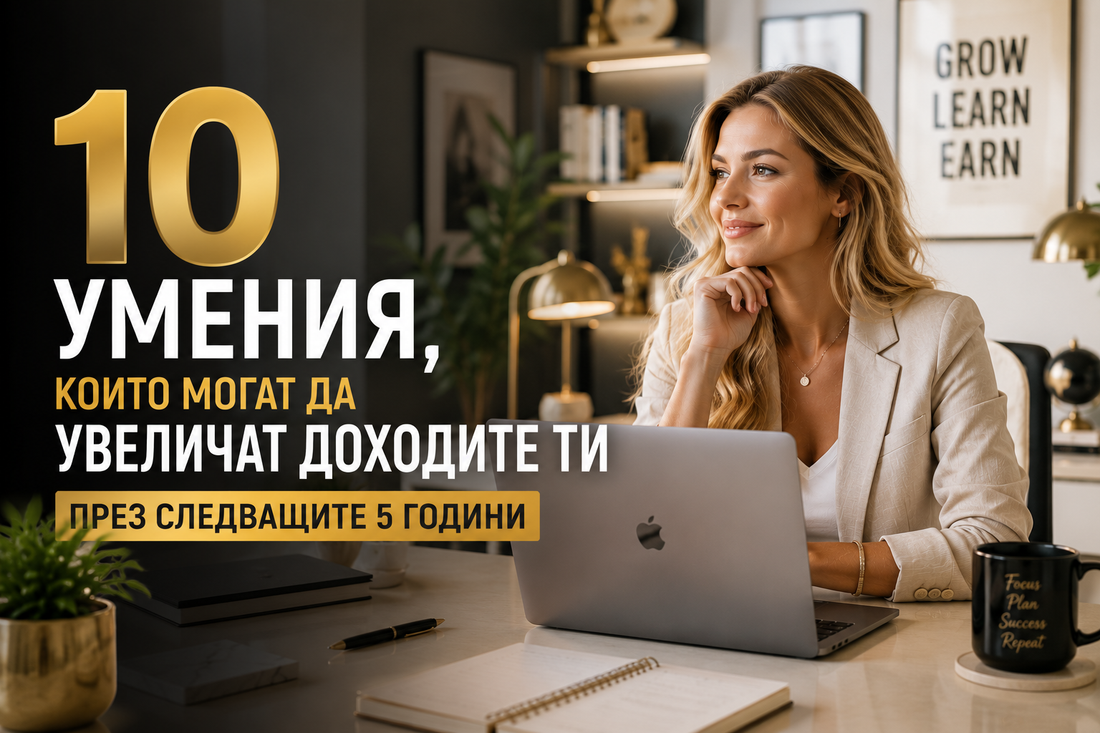 10 умения, които могат да увеличат доходите ти през следващите 5 години
