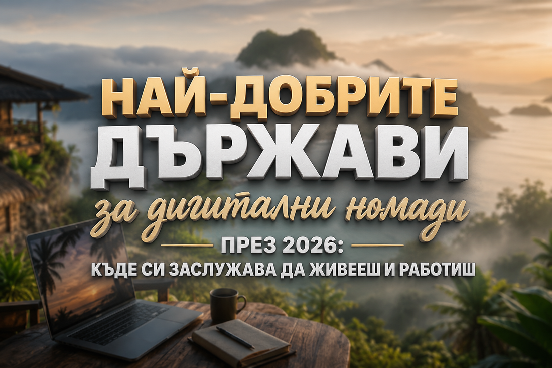 Най-добрите държави за дигитални номади през 2026: къде си заслужава да живееш и работиш