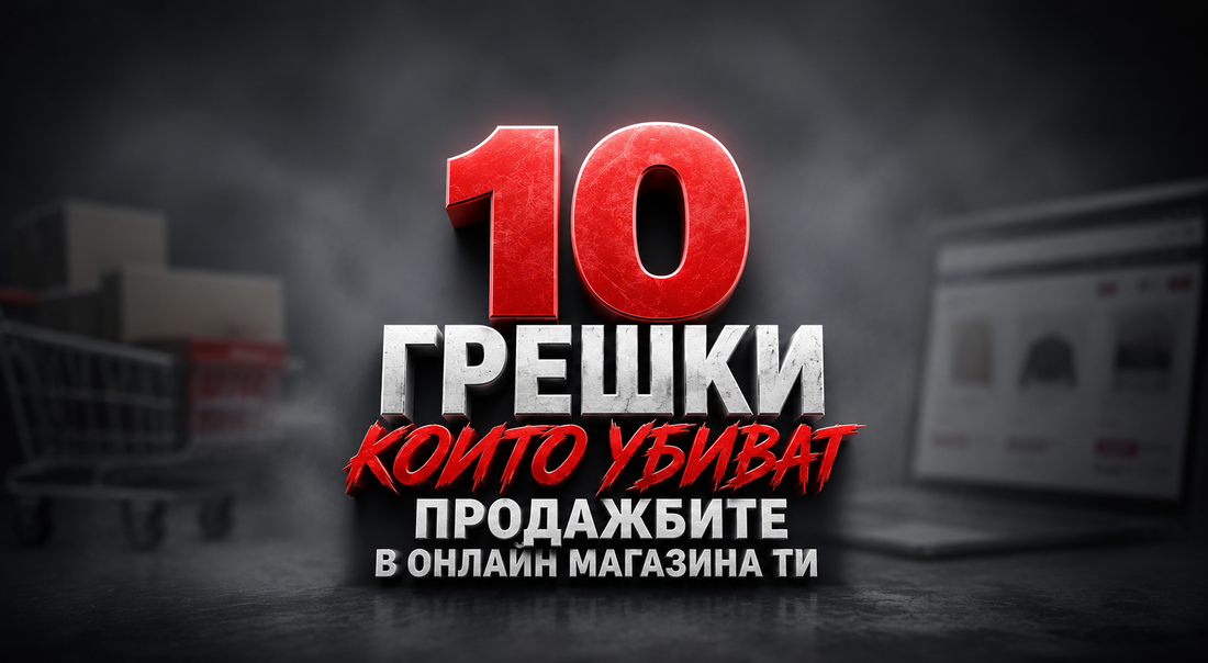 10 грешки, които убиват продажбите в онлайн магазина ти