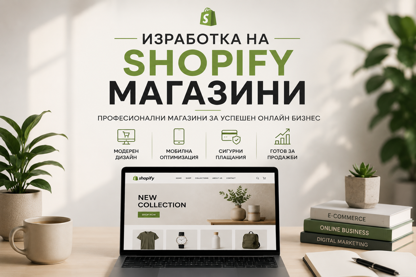 Изработка на Shopify магазин